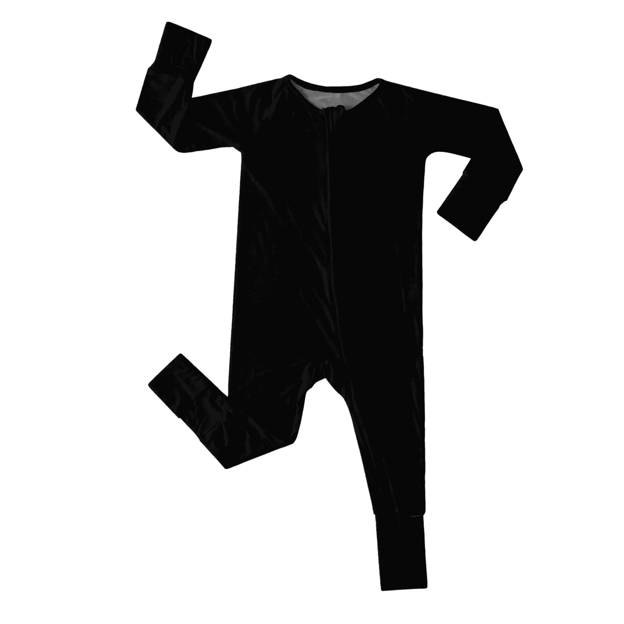Zippered Romper in Midnight