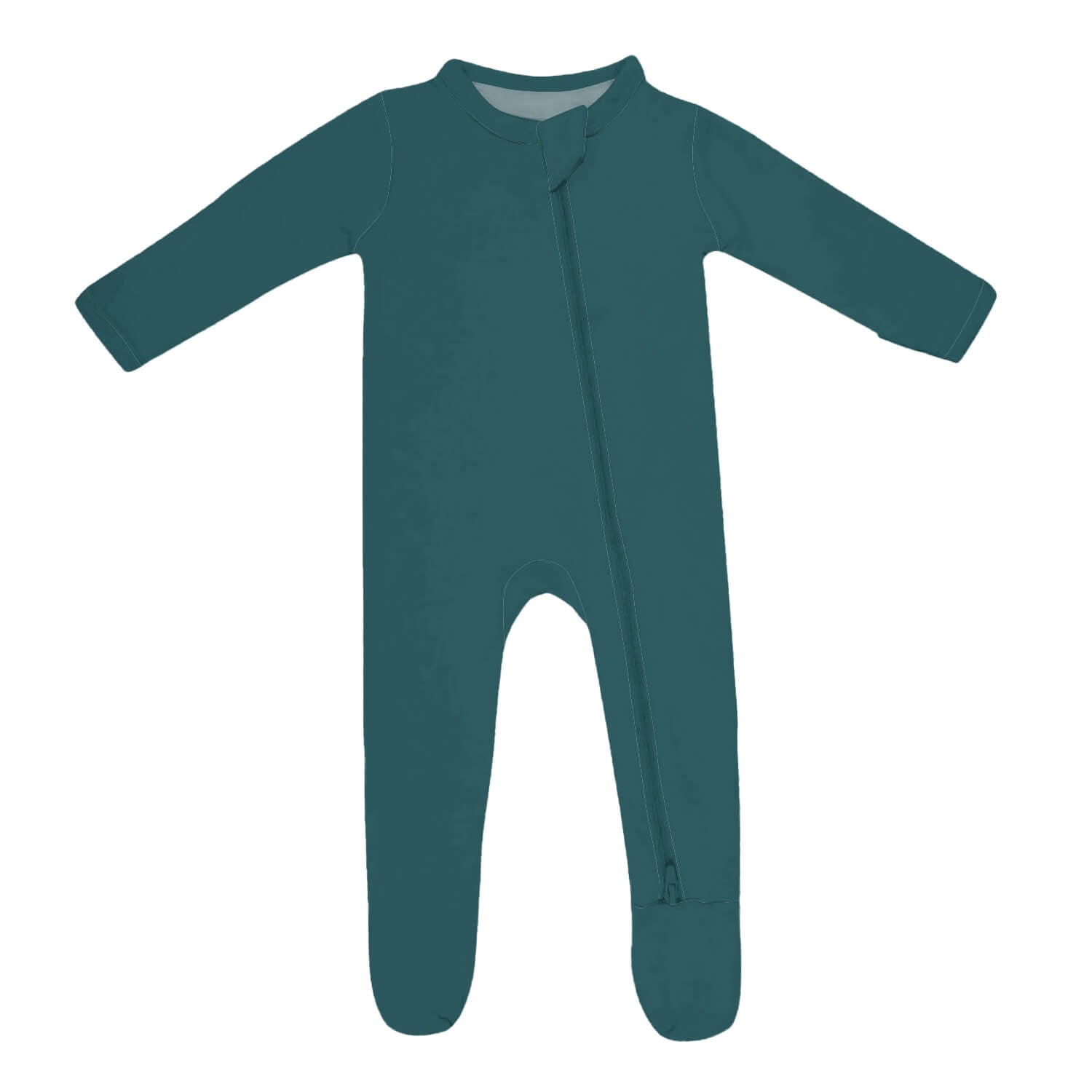 Zippered Footie in Emerald
