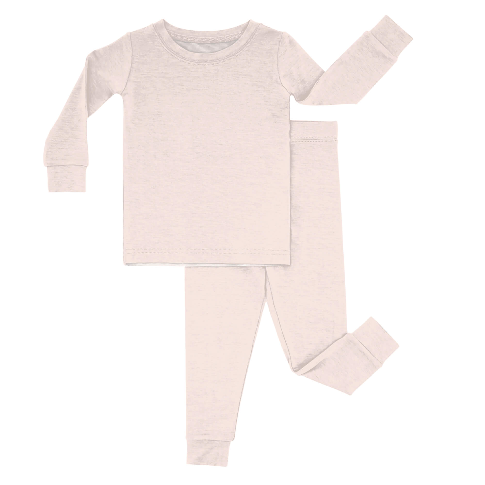Two-Piece Pajama Set in Blush