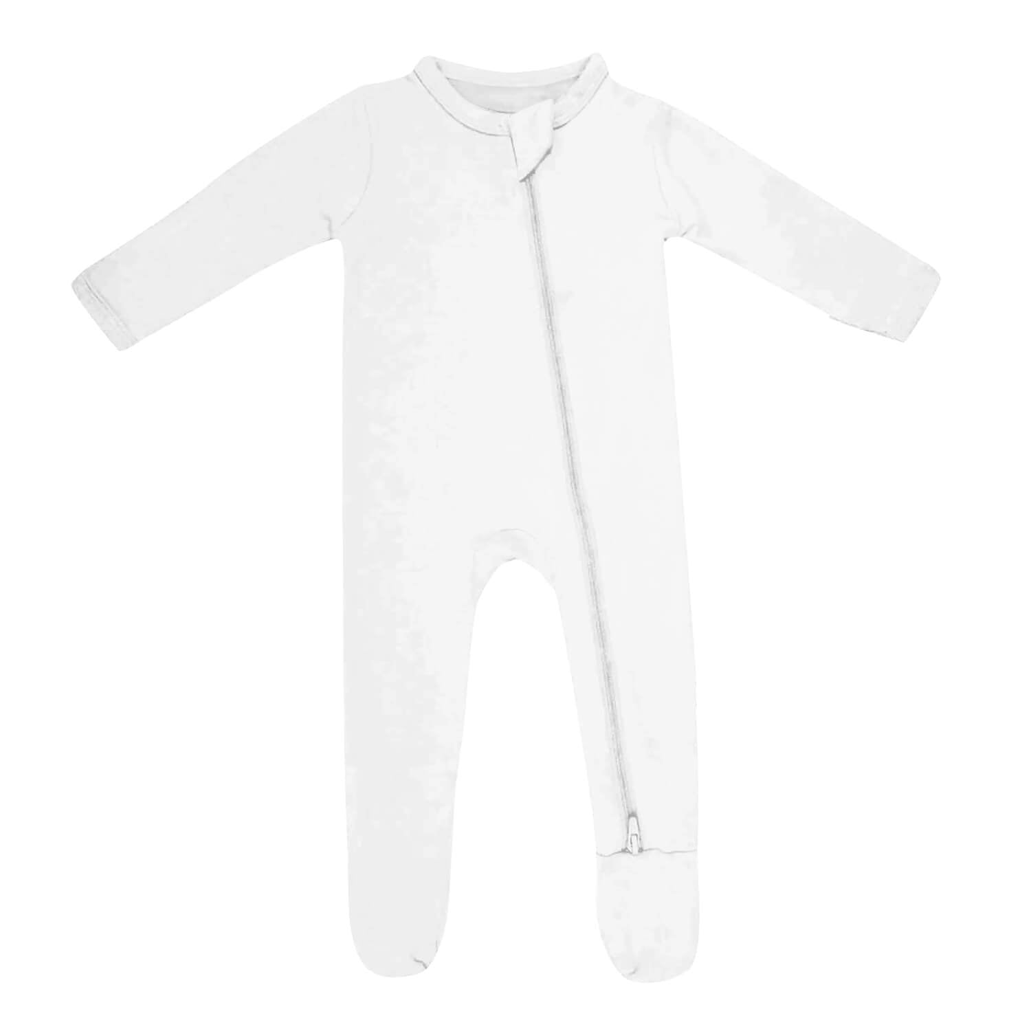 Zippered Footie in Cloud