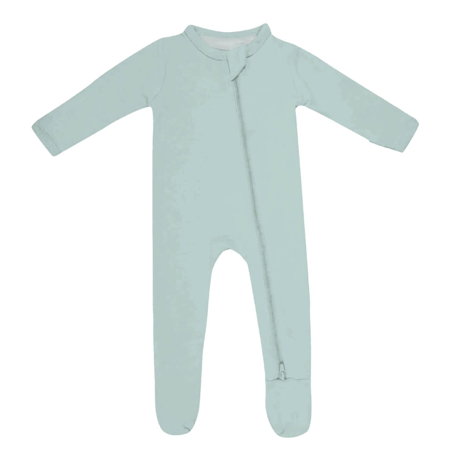 Zippered Footie in Sage
