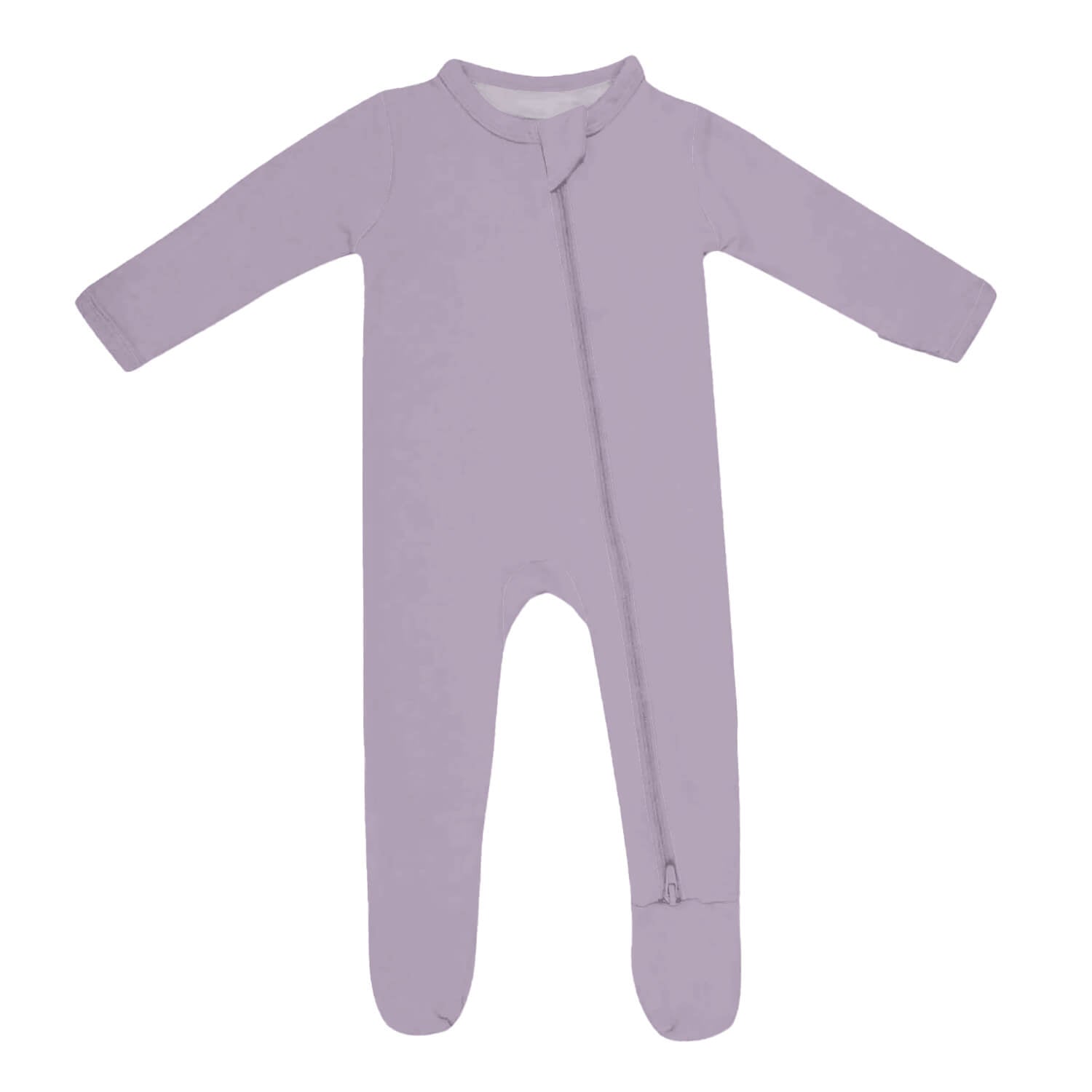 Zippered Footie in Taro